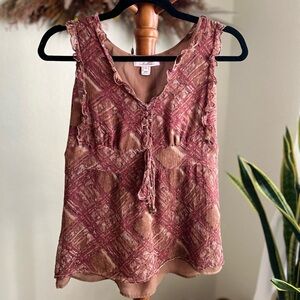 womans vintage intuition 90s blouse